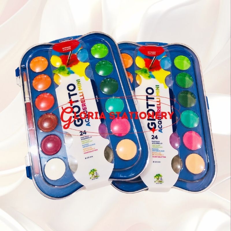 

Giotto water colour 24 colours/Cat air 24 warna Giotto