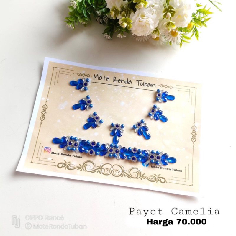 Payet Camelia | Payet Kristal Jahit