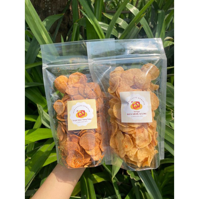 

Keripik Udang Homade 100gr Mantul Camilan bikin nagih