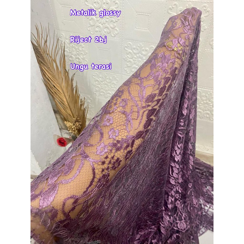 kain kebaya metalik/kain kebaya riject