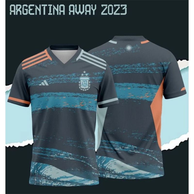 JERSEY ARGENTINA AWAY 2023 FULL PRINTING