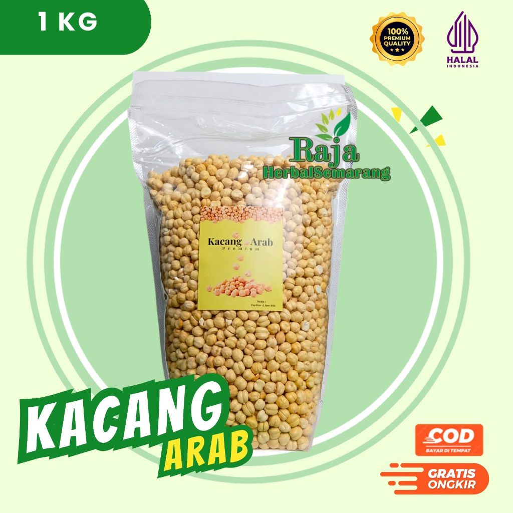 

Kacang Arab 1 KG Kacang Khas Arab Saudi Original 100% Kemasan Repack Pouch 1kg 1000gr Makanan Oleh Oleh Haji Dan Umroh