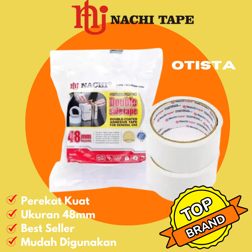 

Double Tape Nachi 48mm/ Isolasi Double Tape 48mm