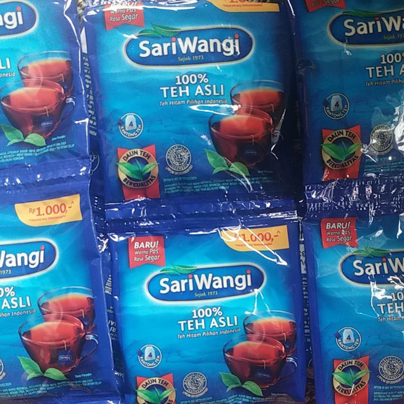 

Sari Wangi 100% Teh Asli Kemasan Sachet