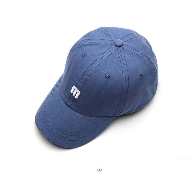 TOPI BASEBALL POLOS LOGO HURUF M KOREA PREMIUM HAT CAP UNISEX PRIA INS