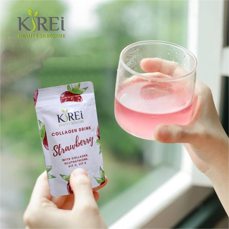 Kirei collagen drink with glutathione | minuman kolagen untuk cerahkan tubuh dari dalam