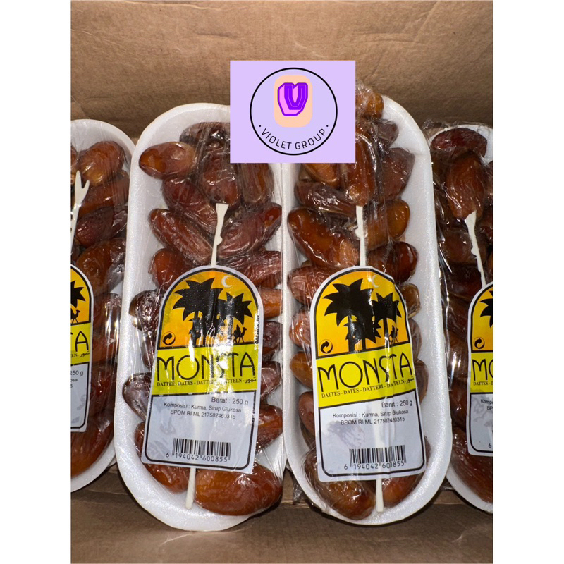 

[TERMURAH] KURMA MONSTA SAMPAN 250GR PALM FRUIT PALM FRUTT KURMA TUNISIA DATES