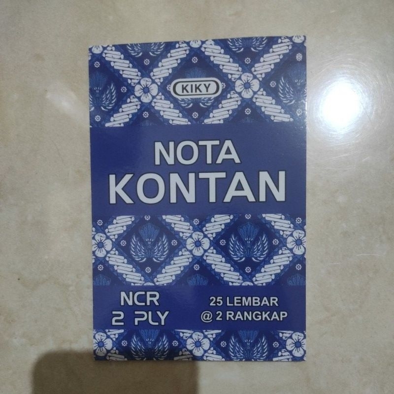 

Nota 2 Play ukuran 1/4 Folio NCR (Kiky)