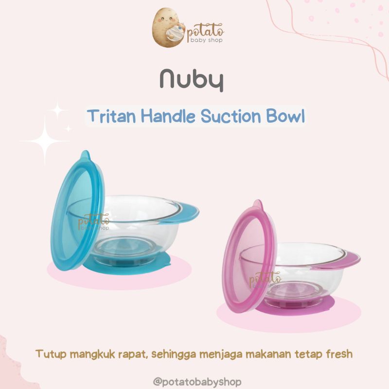 Nuby - Tritan 1 Handle Suction Bowl