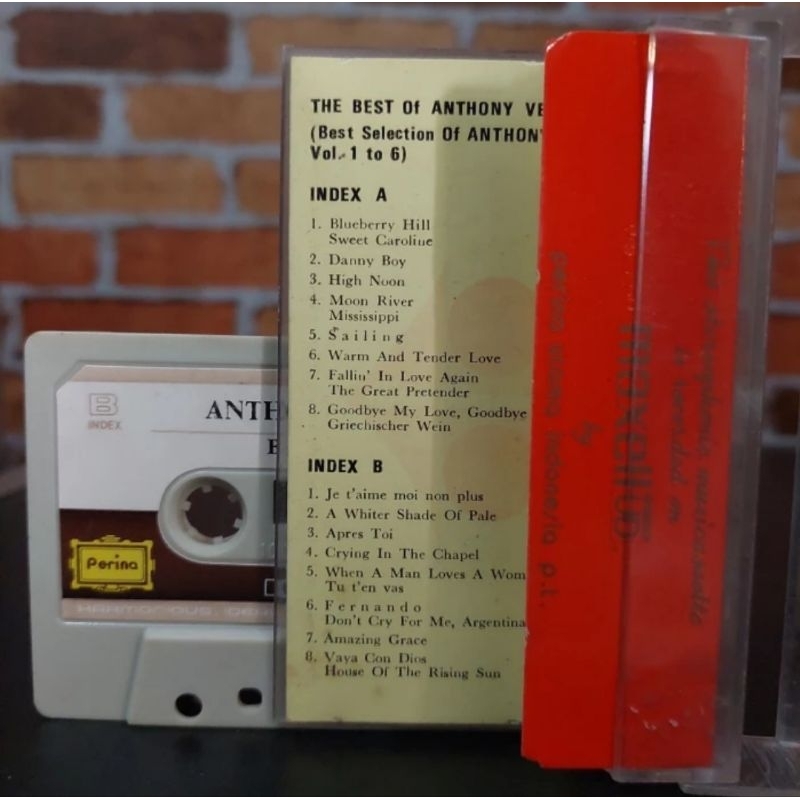 Kaset Pita The Best Of Anthony Ventura