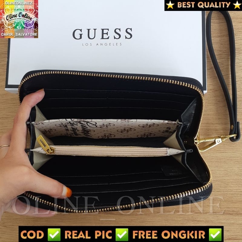 dompet izzy zipper medium to long wallet phone holder wallet with box cirebon majalengka indramayu kuningan ready stock gs gb