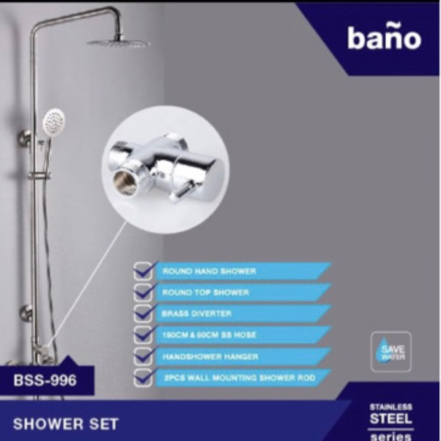Shower kolom set shower tiang komplit shower column set hand shower coloum