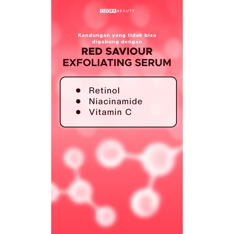 Cleora Red Savior Exfoliating Serum 16,5 ml peeling exfo serum CLEORA beauty