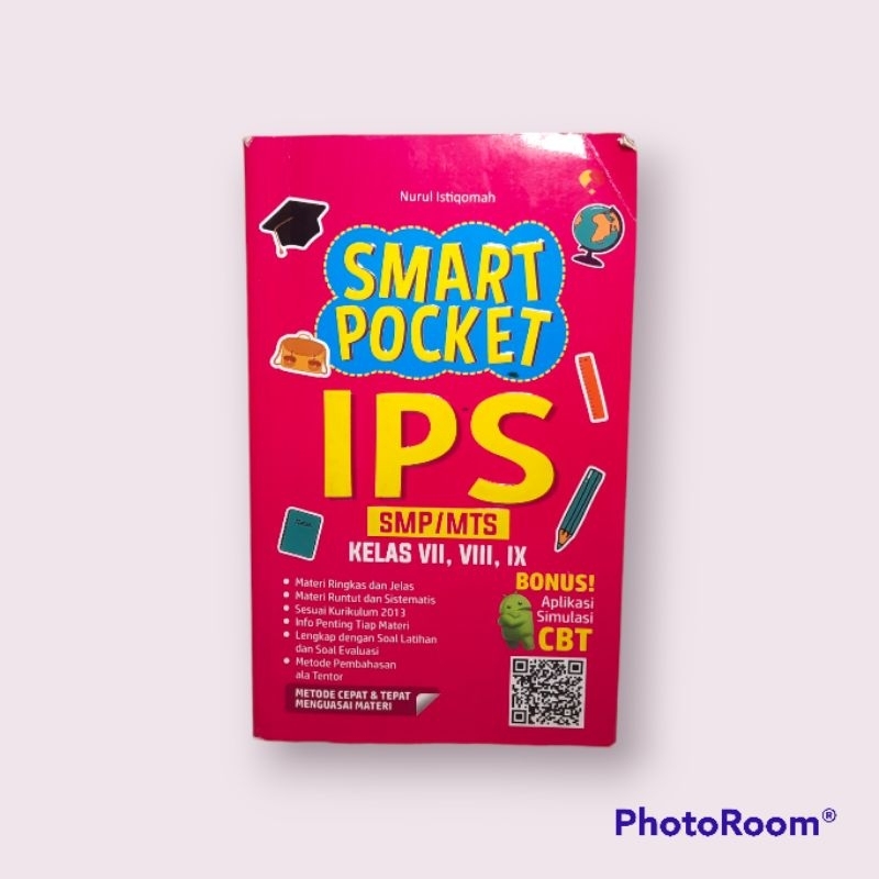 [Preloved/bekas] SMART POCKET IPS SMP/MTS Kelas 7,8,9  - Nurul Istiqomah [bisa untuk belajar osn]