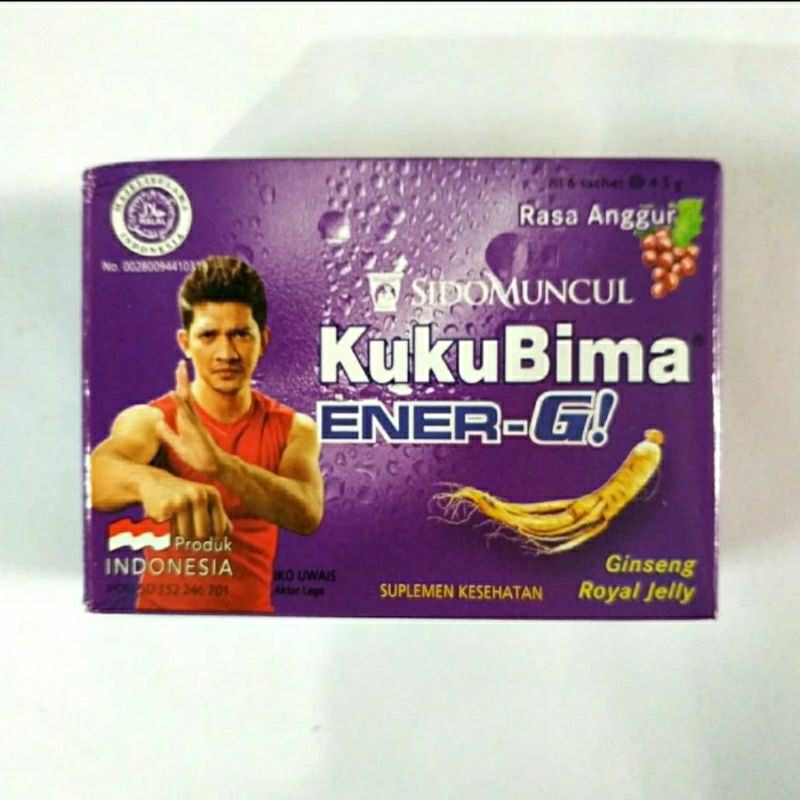

Kuku bima ener-g box ungu isi 6 sachet | sido muncul