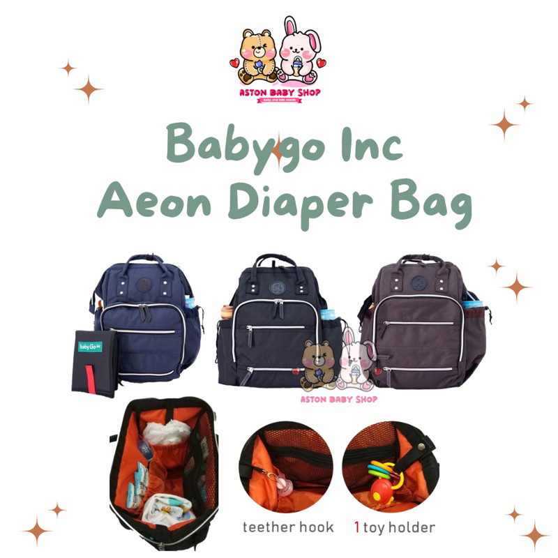 Babygo inc Aeon Diaper Bag Babygoinc Aeon Backpack Tas Popok Bayi