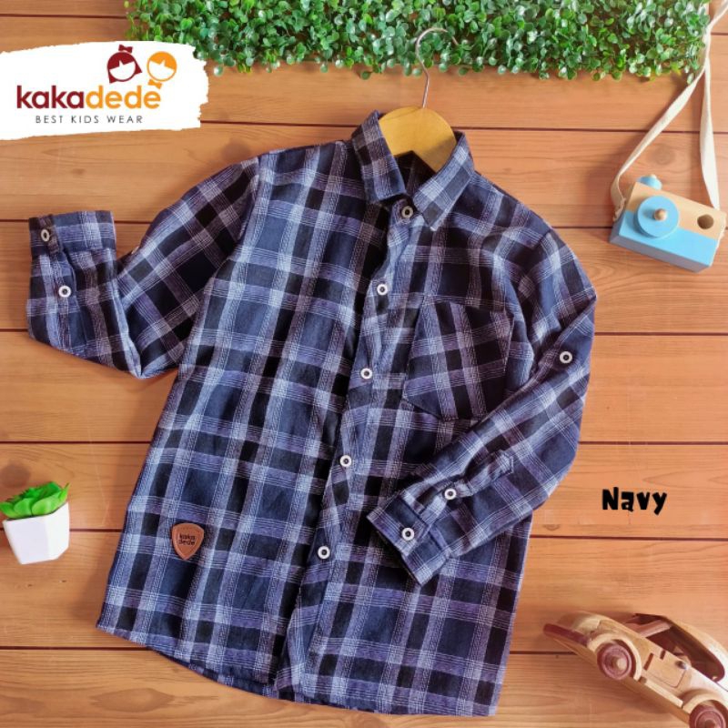kemeja flanel anak by kakadede
