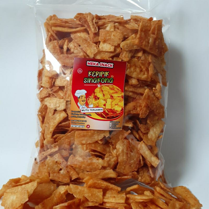 

[Meka Snack] Keripik singkong kripik singkong gurih kripik singkong renyah singkong krispi singkong crispy