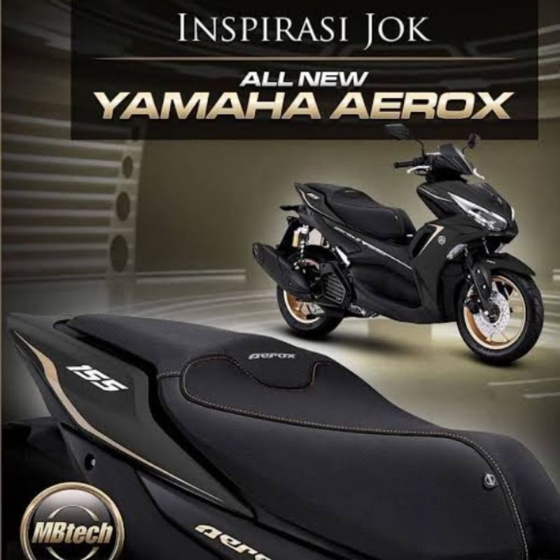 Jok Motor Aerox 155 2023 Conected & Aerox Old Pendek Kulit MBtech Original