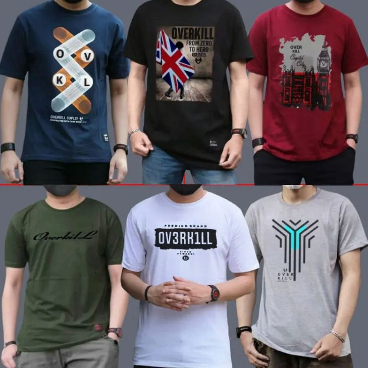 Kaos Distro Pria Dewasa Paket Murah