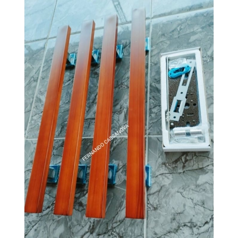 4pcs Gagang Pintu Kupu Tarung Stainless 45cm 60cm 80cm Handle Pintu Tarikan Pintu Rumah Minimalis