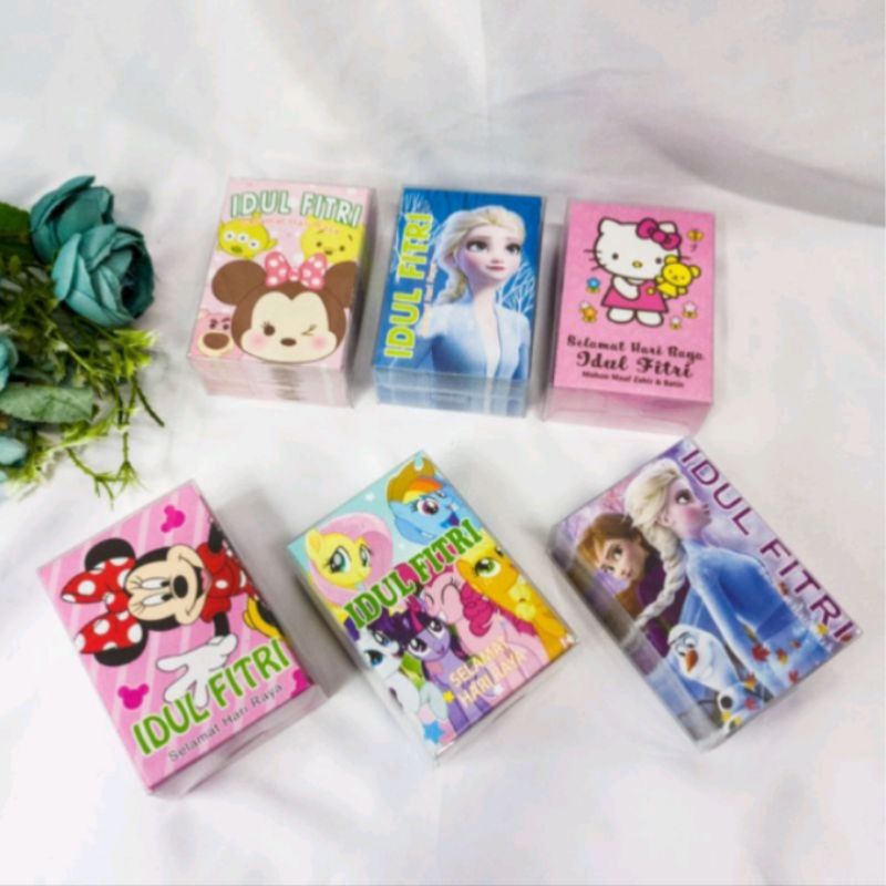 

Amplop lebaran Idul Fitri amplop karakter isi 50pcs angpao lucu