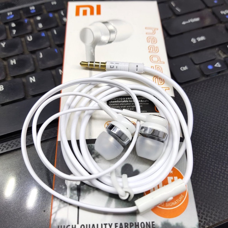 (Mi NOTE) HEADSET XIAOMI POWERFULL BASS HIFI SOUND EARPHONE XIAOMI REDMI 7 8 9 NOTE 7 8 9 8 10