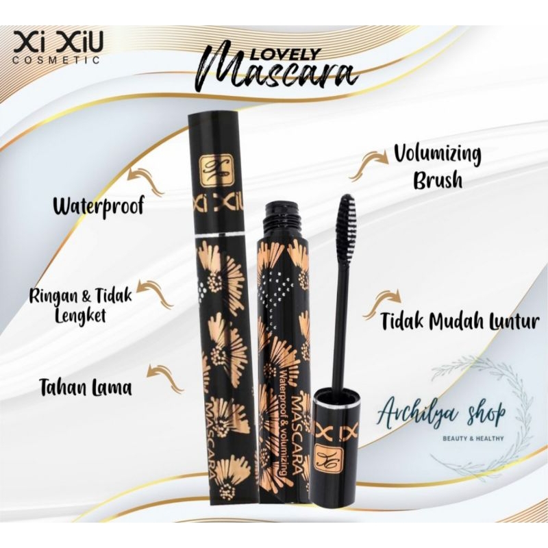 Xi Xiu Mascara Divine / Lovely / Black Mascara Waterproof &amp; Volumizing