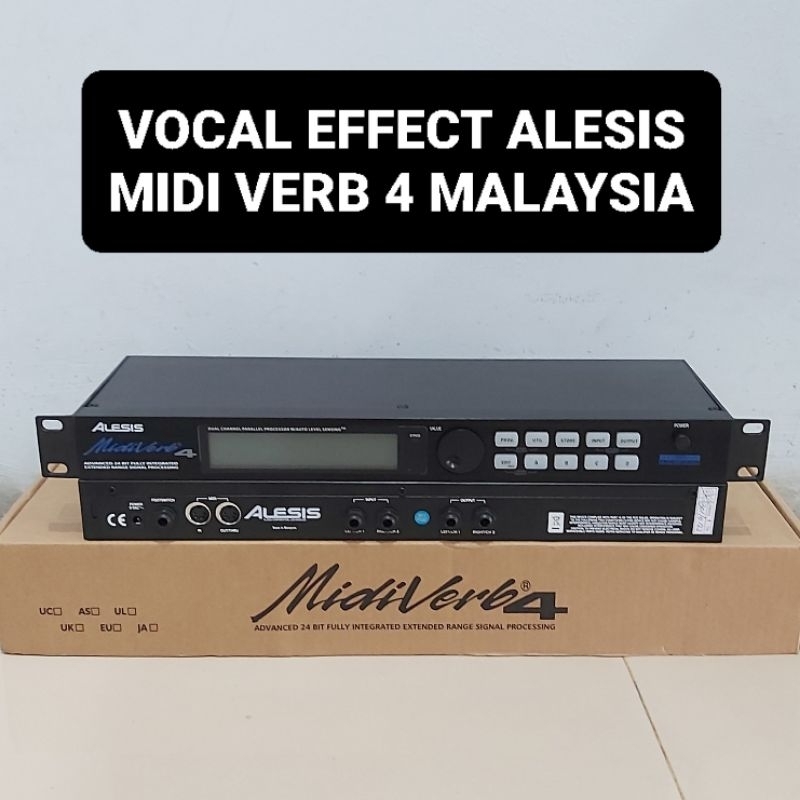 ALESIS Vocal Effect MIDI VERB 4 Efek Vokal Malaysia Vocal Midiverb 4