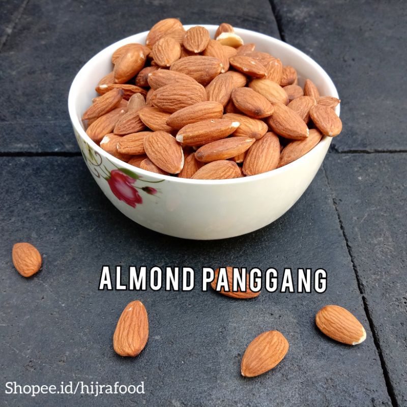 

Almond Kupas Panggang Roasted Vacuum Matang