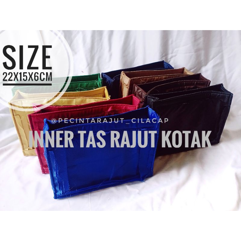 INNER TAS RAJUT KOTAK