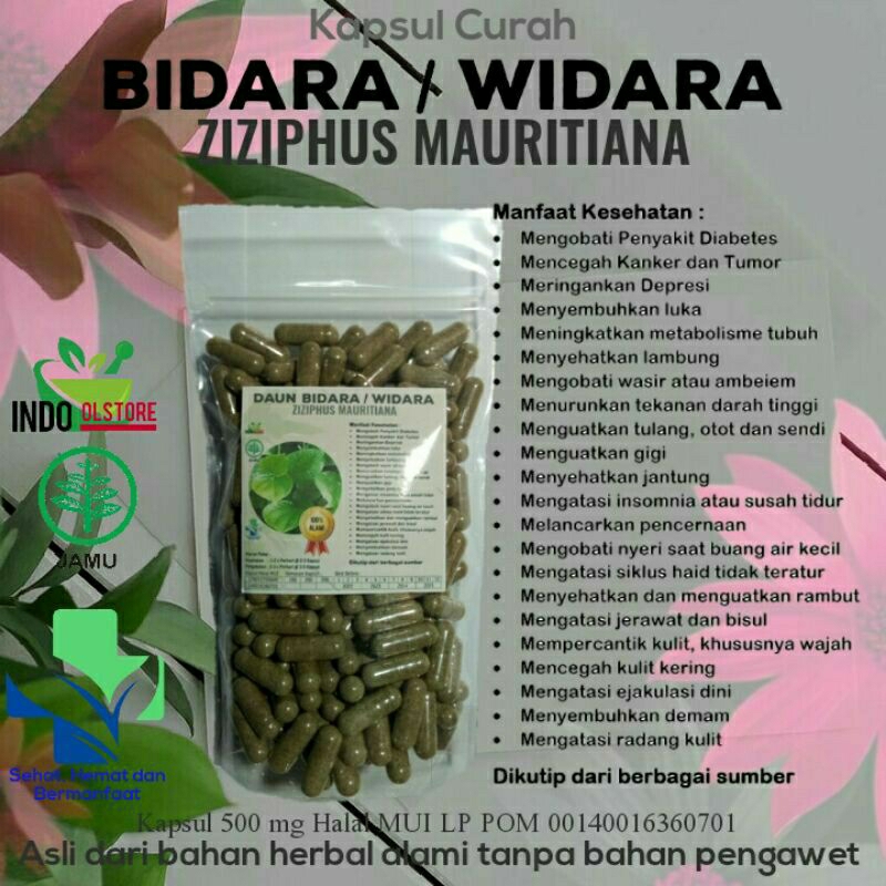 

BIDARA 100 KAPSUL OBAT HERBAL TERBAIK TOPP SELLER (PREMIUM QUALITY)