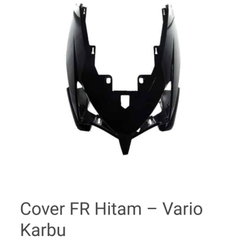 Cover Front Black Tameng Depan Honda Vario 110 Karbu 64301-KVB-930FMB Ori Honda Genuine Parts