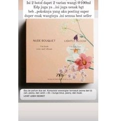 parfum Zara original edp @100ml  nude bouquet & lightly bloomy