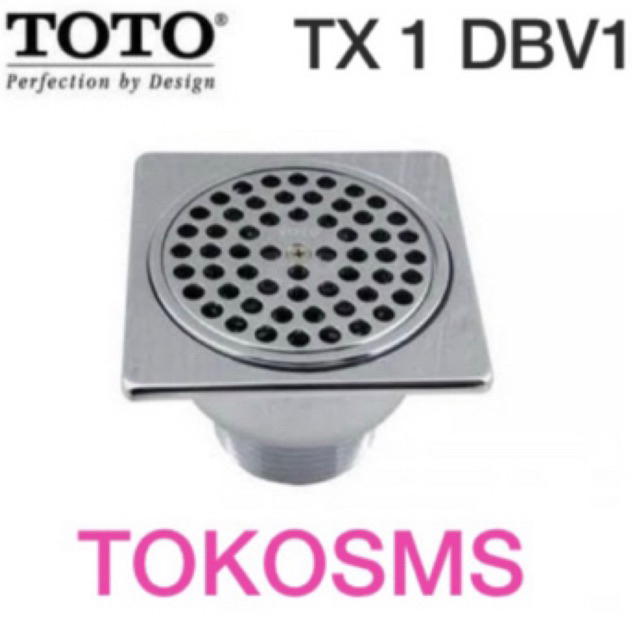 Floor drain TOTO TX1DBV1 ORIGINAL TX 1 DBV1 model terbaru dari tx1bv1n