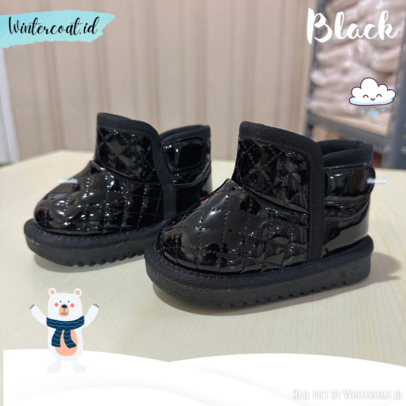 Baby snow boots sepatu anak bayi musim dingin hangat toddler balita salju bromo import waterproof anti air