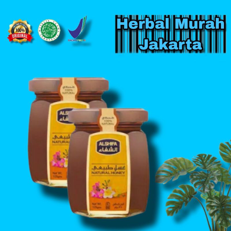 

Madu AlShifa Al Shifa Pure Honey 125gr / Daya Tahan Stamina Tubuh / Kemasan Botol Kaca