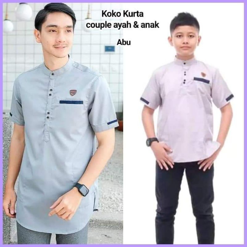 Baju Koko Kurta Couple Ayah dan Anak by zellshop