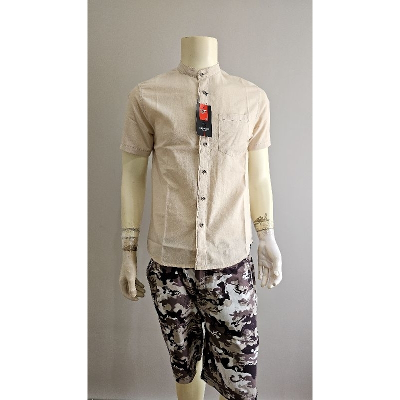 Baju Koko Lee Conti Pria Cream