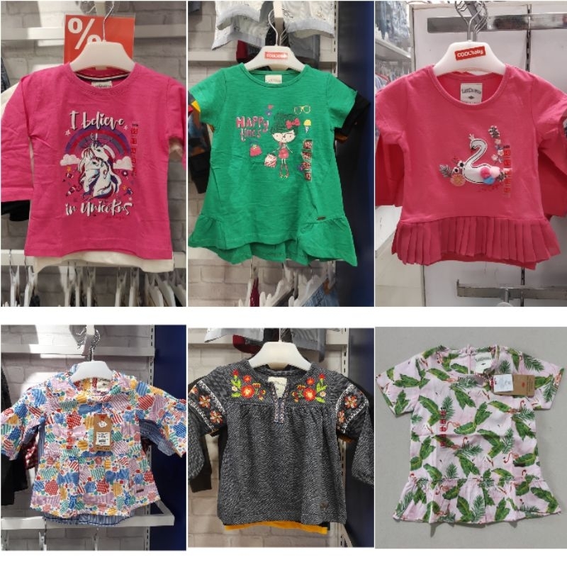 RF Lee Cooper baby girl kaos dress anak perempuan sz 6-36bln