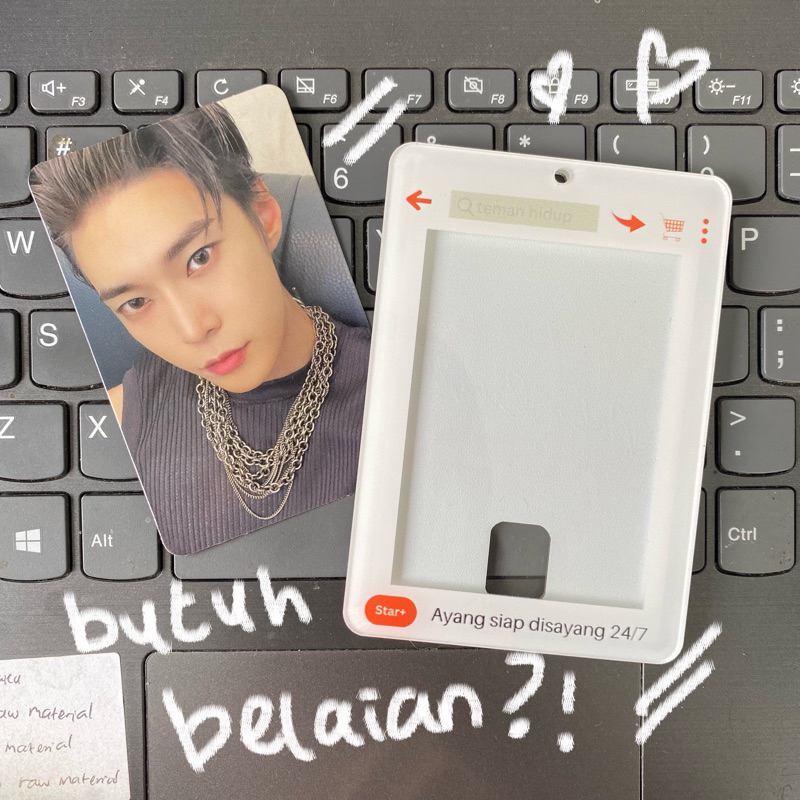 <Preorder> “Jual ayang?” Acrylic Photocard Holder by forastaero