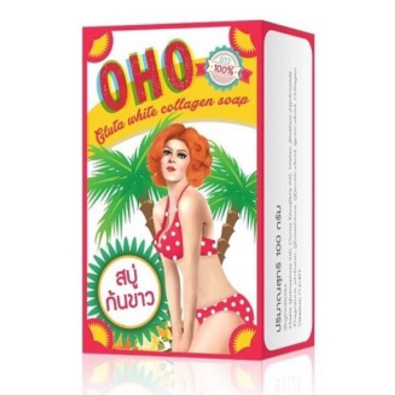 READY STOK OHO SOAP / OHO GLUTA WHITE COLLAGEN SOAP / ORIGINAL 100% THAILAND
