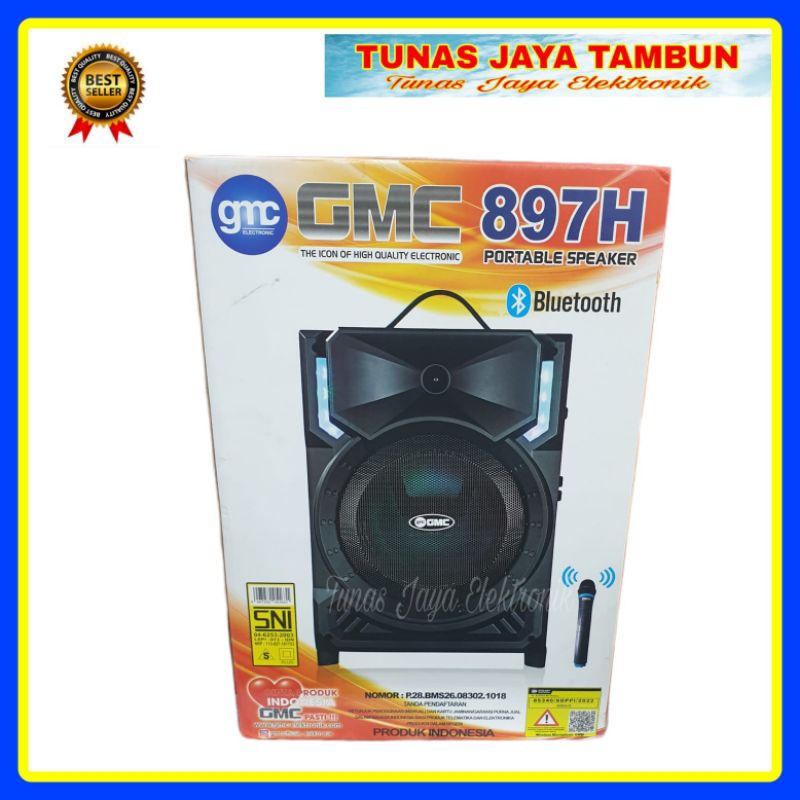 SPEAKER AKTIF GMC 897H BLUETOOTH / SPEAKER PORTABEL GMC 879H