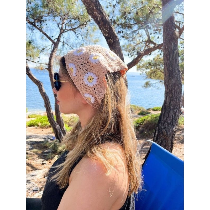 bandana rajut / crochet bandana segitiga