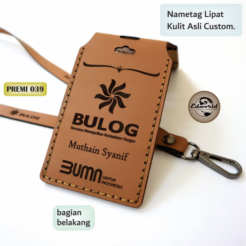 

Edworld - Nametag Lipat Kulit - Premi 039 Custom