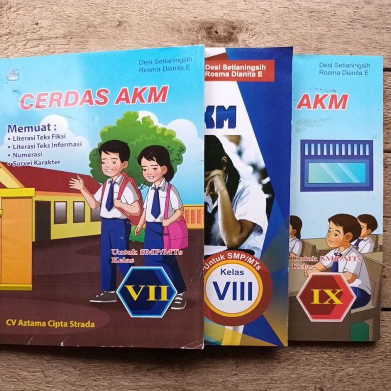 Cerdas AKM Smp/Mts Kelas 7.8.9 Original New