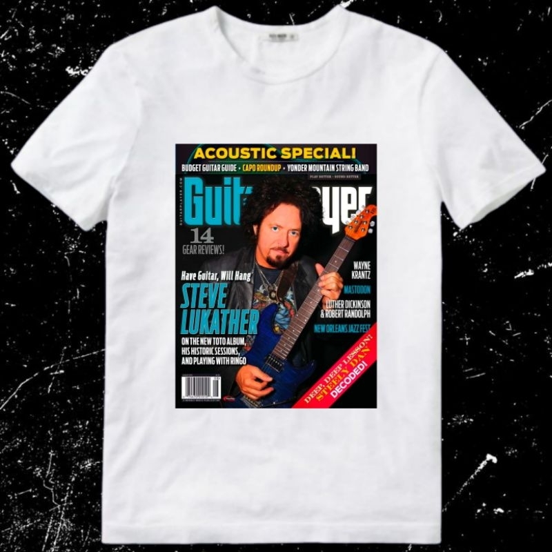 Kaos Baju Tshirt Pria Laki Cowok Cewek Perempuan Unisex Dewasa Band Singer Gitaris Luke Santamental 