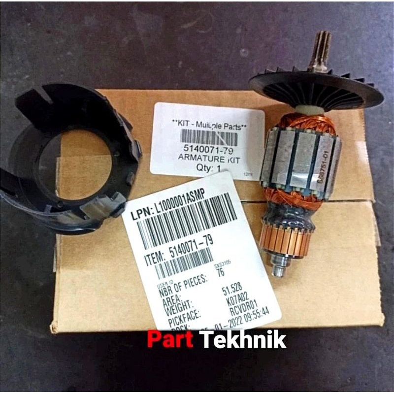 Armature DW293 Dewalt Original for Impact Wrench. Armature Dewalt DW293 original