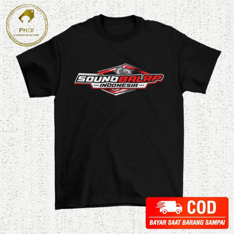Kaos Sound Balap Baju Sound System Pria dan Wanita Keren