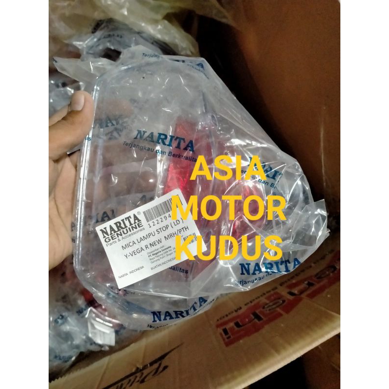 Mica mika kaca stop mika kaca lampu stop cover stoplamp stop lampu belakang Vega R new